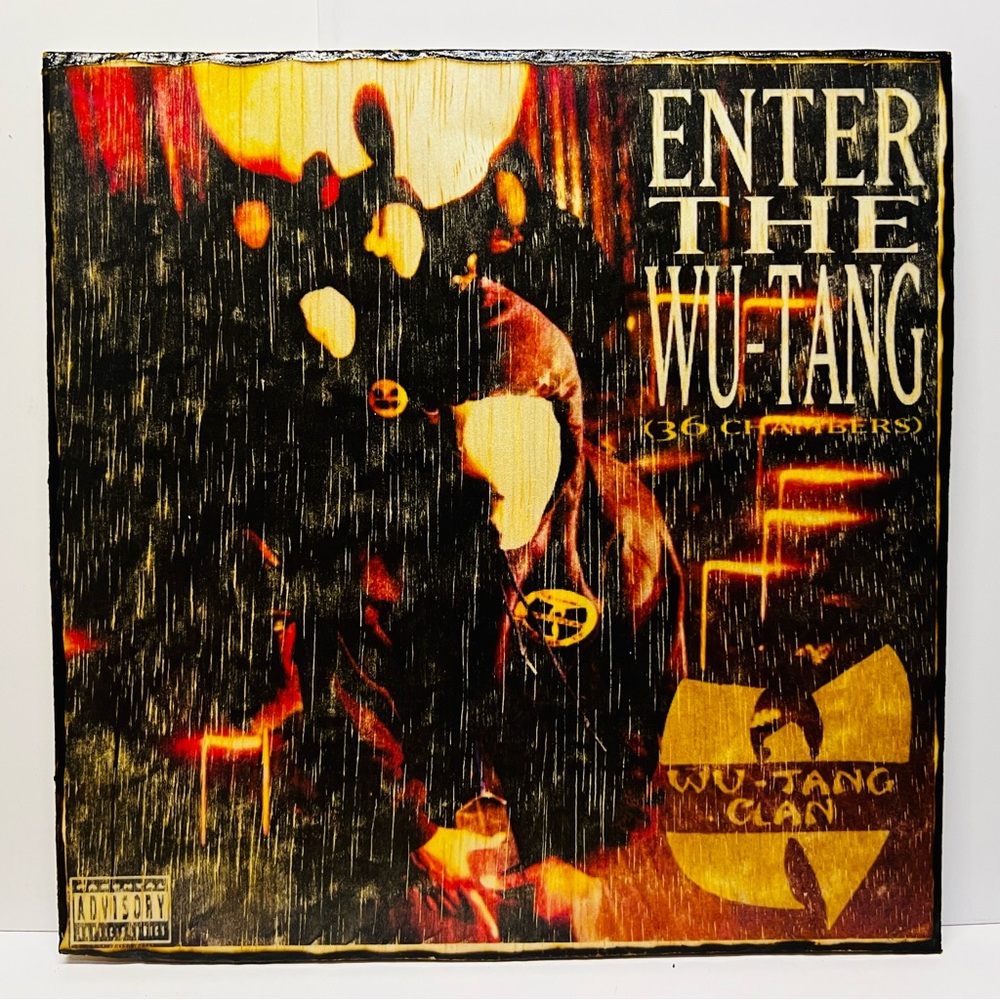 Wu-Tang Album Cover Wood Wall Art Hand-Made by IV_Art_